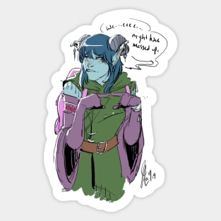 Jester - Messed Up Sticker